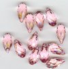 1 13x6.5mm Light Rose Swarovski Briolette Drop